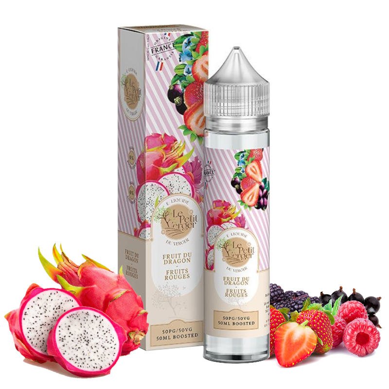 Eliquide Fruit du dragon Fruits rouges Le Petit Verger  50ml