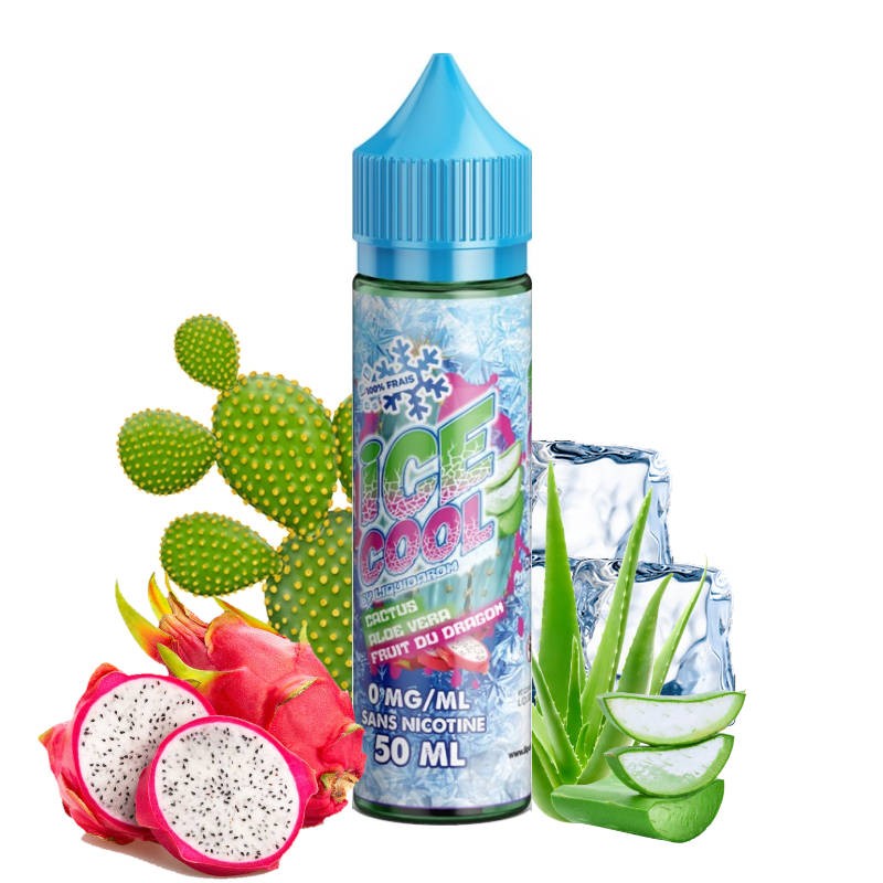 E-liquide Cactus Aloe Vera Fruit du dragon - Ice Cool - 50ml