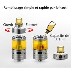 Remplissage atomiseur Precisio GT - BD Vape