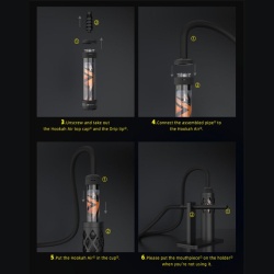 Utilisation Hookah Dock Black Fumytech