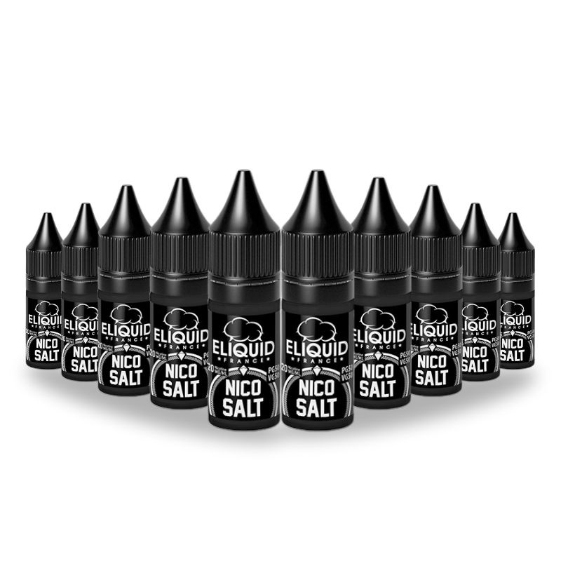 Pack de 10 Boosters Nicosalt 50/50 par Eliquid France : Économisez sur Votre Vape