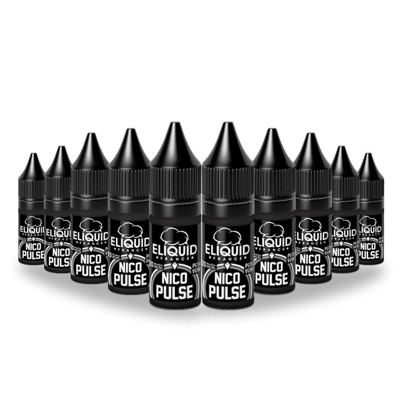 Pack de 10 Boosters Nicopulse 10/90 par Eliquid France : Volume et Performance pour DIY