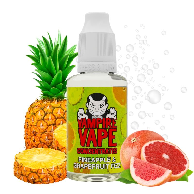 Flacon d'arôme concentré Pineapple Grapefruit Fizz Vampire Vape 30ml