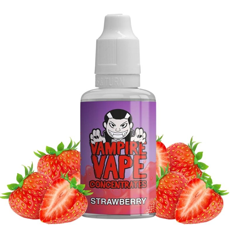 Flacon d'arôme concentré Strawberry Vampire Vape 30ml