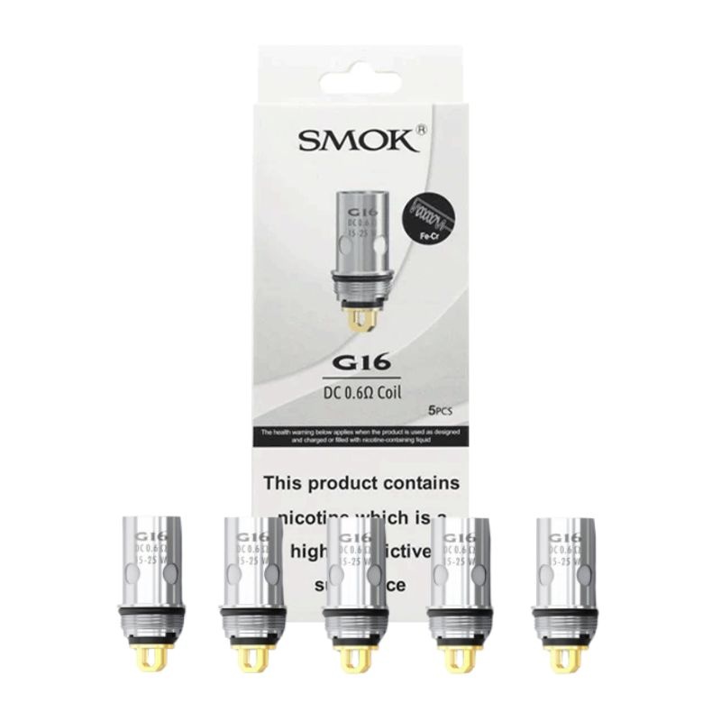 Résistances G16 DC pour kit Gram 25 de Smok