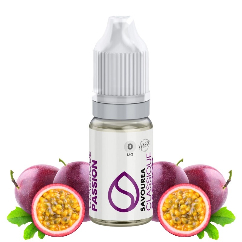 Fiole d'e-liquide Passion 10ml de Savourea - goût Fruit de la Passion