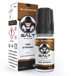 fiole USA Strong Salt E-Vapor 10ml