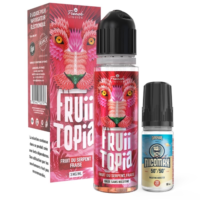 eliquide Fruit du serpent Fraise Fruiitopia 3mg