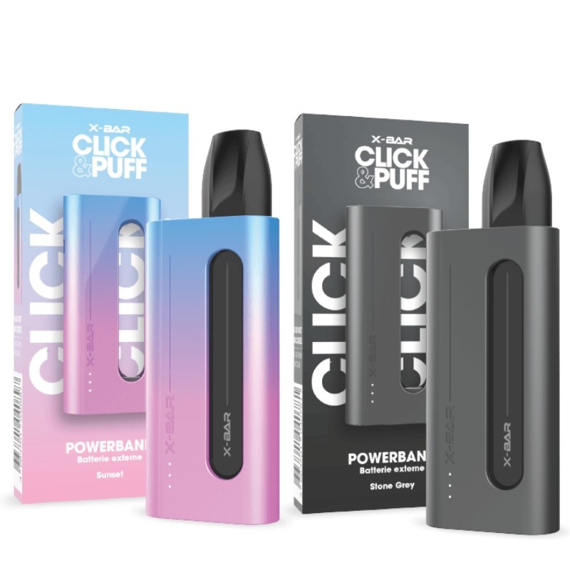 Powerbank Click & Charge - X-Bar