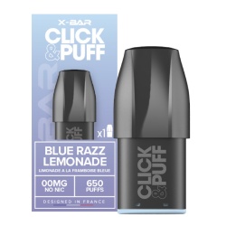 cartouche Blue Razz Lemonade Click&Puff X-bar