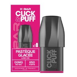 cartouche Pastèque Glacée Click&Puff X-Bar