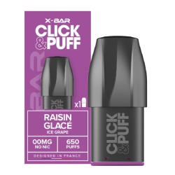 cartouche Raisin Glacé Click&Puff X-Bar