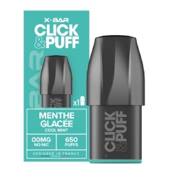 cartouche Menthe Glacée Click&Puff X-Bar