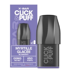 cartouche Myrtille Glacée Click&Puff X-Bar