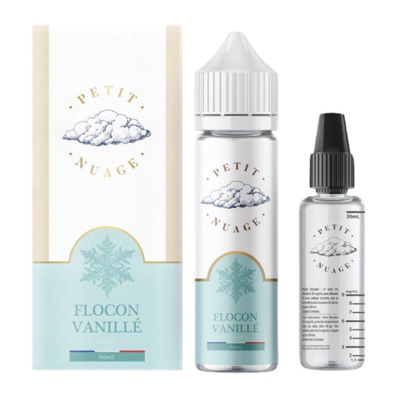 Flacon e-liquide Flocon Vanillé Petit Nuage 60ml