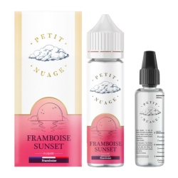 Flacon e-liquide Framboise Sunset Petit Nuage 60ml