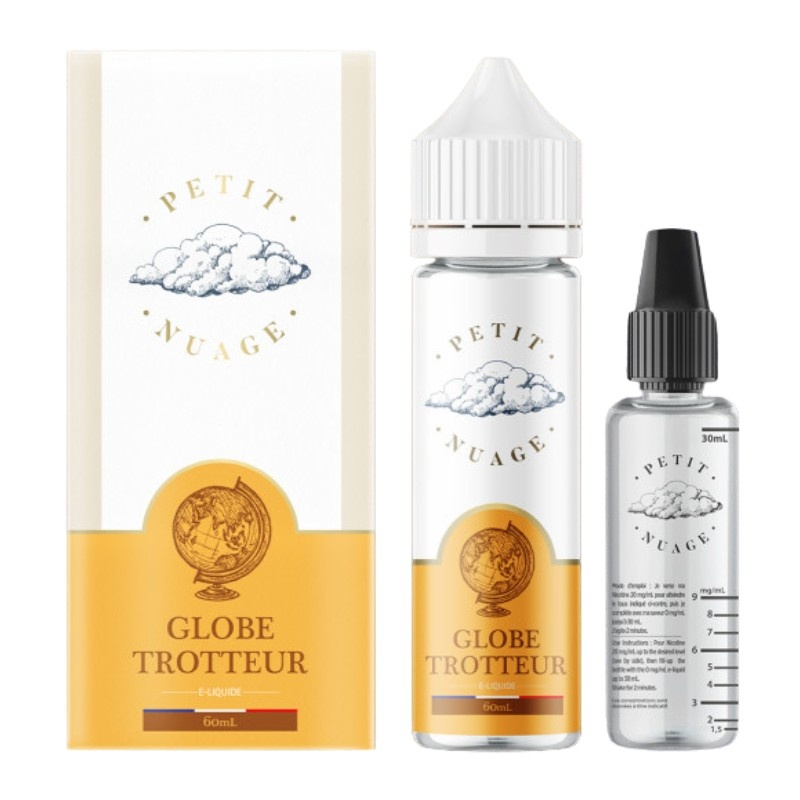 Flacon e-liquide Globe Trotteur Petit Nuage 60ml