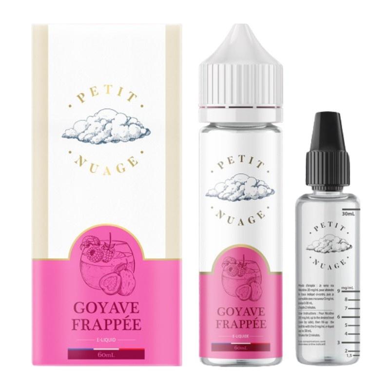 Flacon e-liquide Goyave Frappée Petit Nuage 60ml