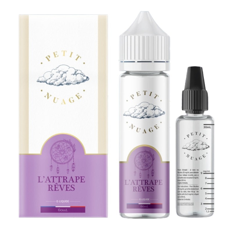 Flacon e-liquide L'attrape Rêves Petit Nuage 60ml