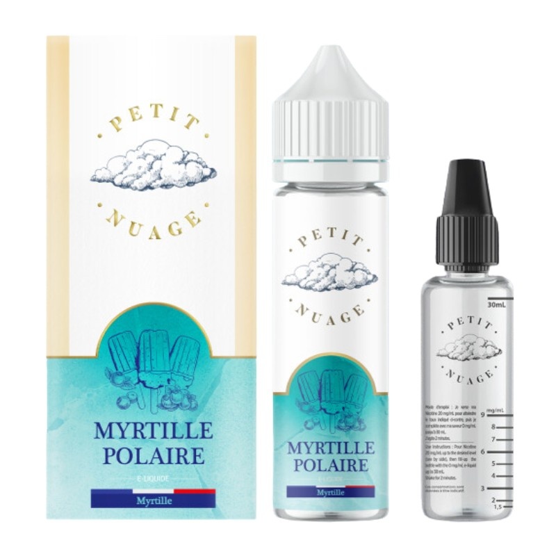 Flacon e-liquide Myrtille Polaire Petit Nuage 60ml