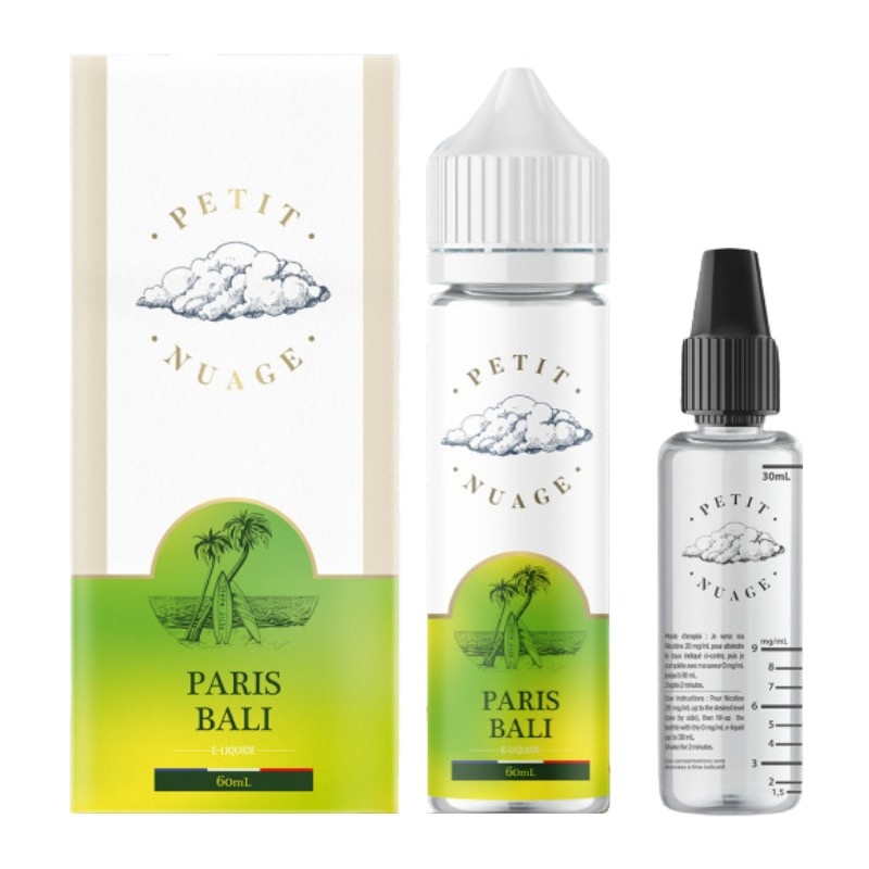 Flacon e-liquide Paris Bali Petit Nuage 60ml