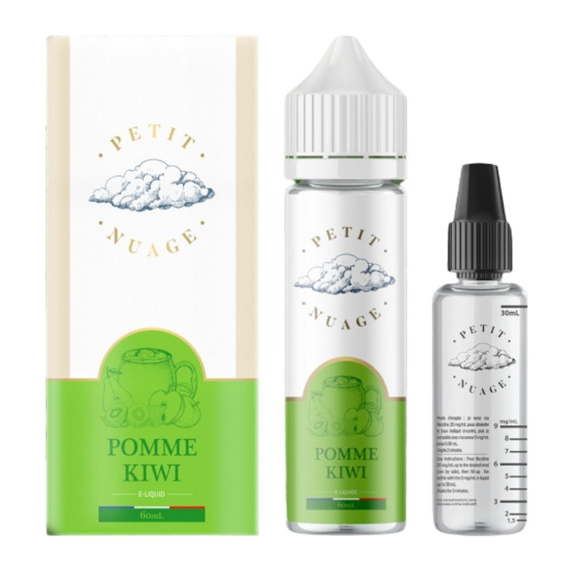 Flacon e-liquide Pomme Kiwi Petit Nuage 60ml