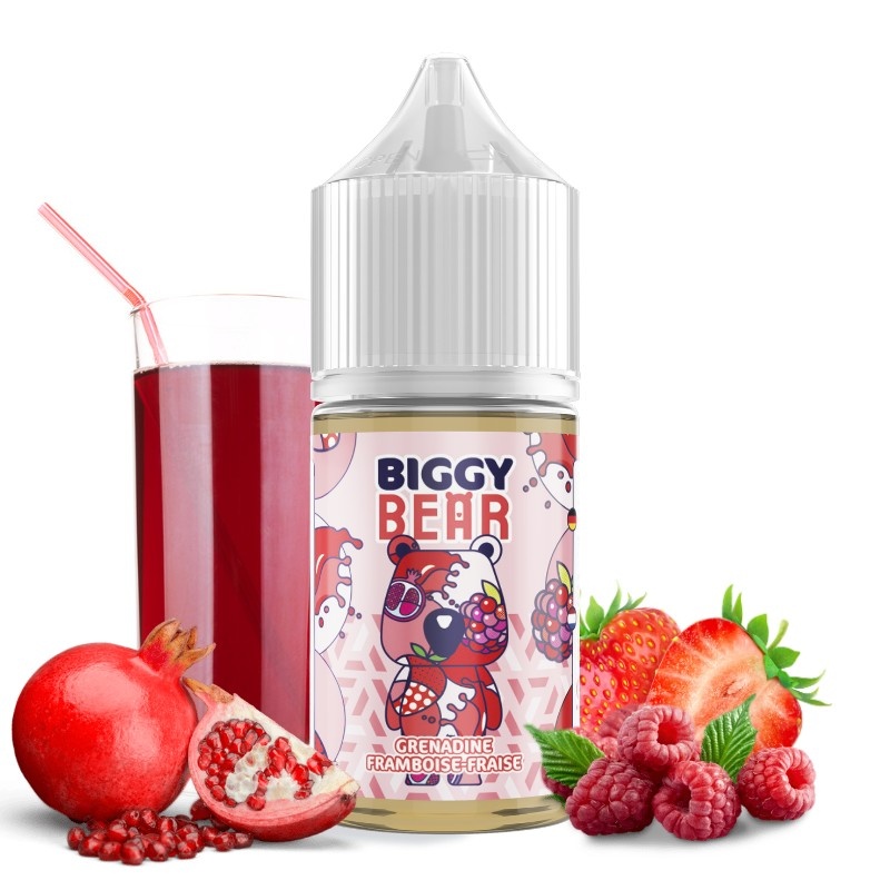 Arôme concentré Grenadine Framboise Fraise Biggy Bear 30ml