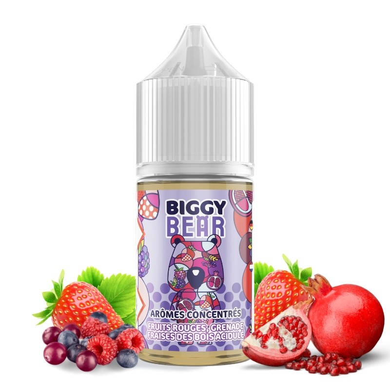 Arôme concentré Fruits Rouges Grenade Fraise des Bois Biggy Bear 30ml