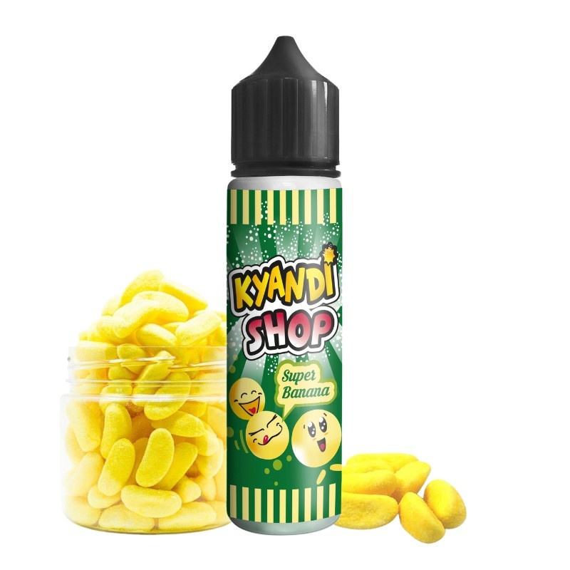 Flacon e-liquide Super Banana Kyandi Shop 50ml