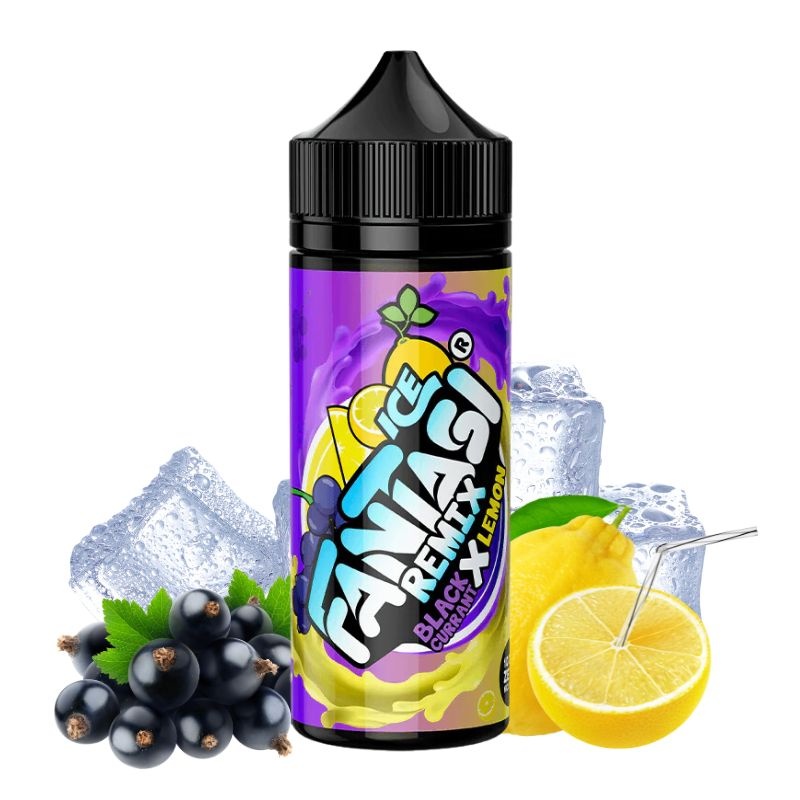 E-liquide Blackcurrant X Lemon Fantasi Remix Ice 100ml