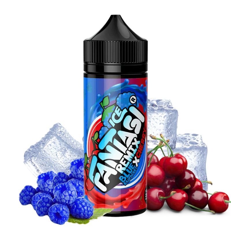 E-liquide Blue Raspberry X Cherry Fantasi Remix Ice 100ml