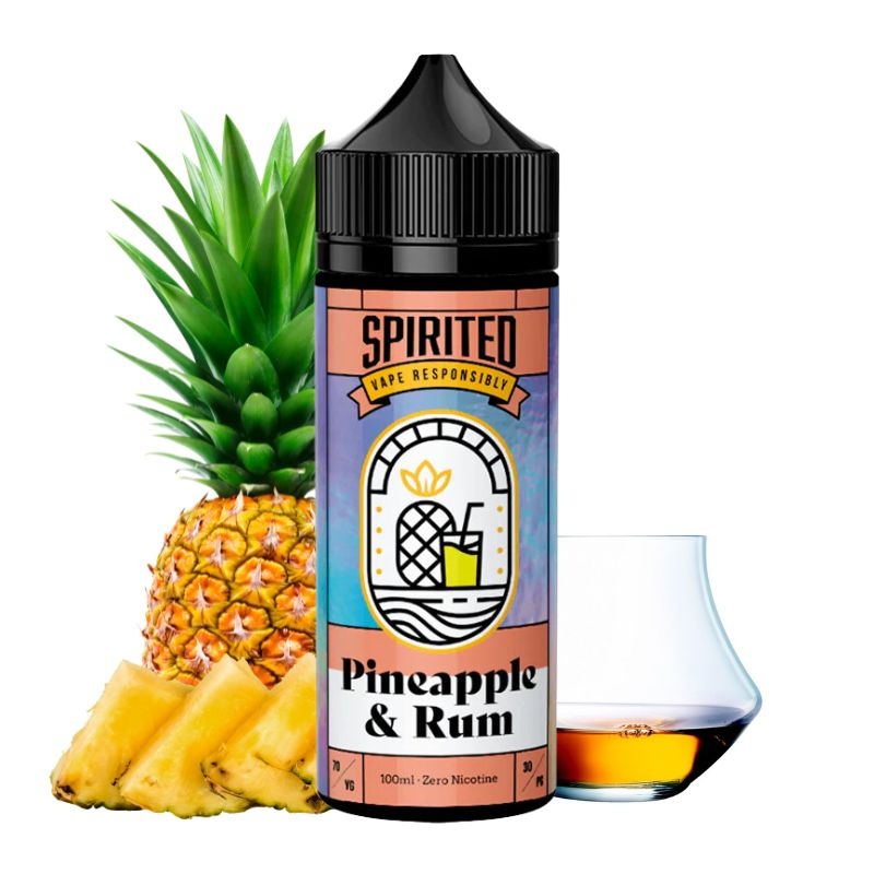 E-liquide Pineapple and Rum Fantasi Spirited 100ml