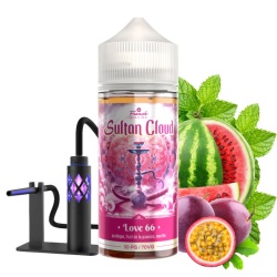 E-liquide Love 66 Sultan Cloud 100ml pastèque passion menthe