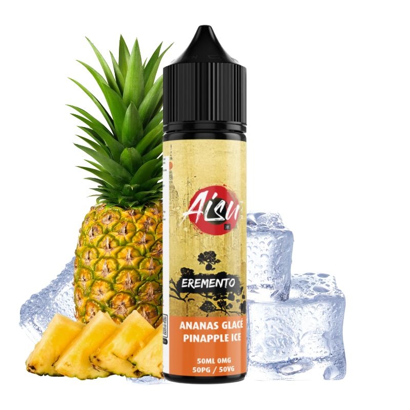 Flacon e-liquide Ananas Glacé Aisu Eremento 50ml