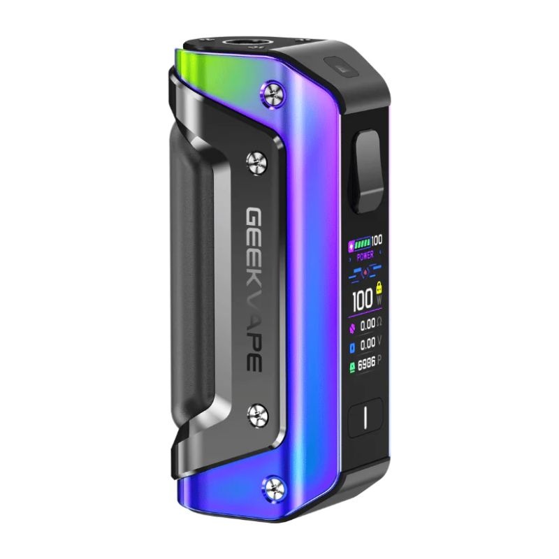 Mod Aegis Solo 3 Geekvape accu 18650 couleur rainbow