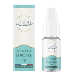 Fiole e-liquide Menthe Boréale Nic Salts Petit Nuage 10ml