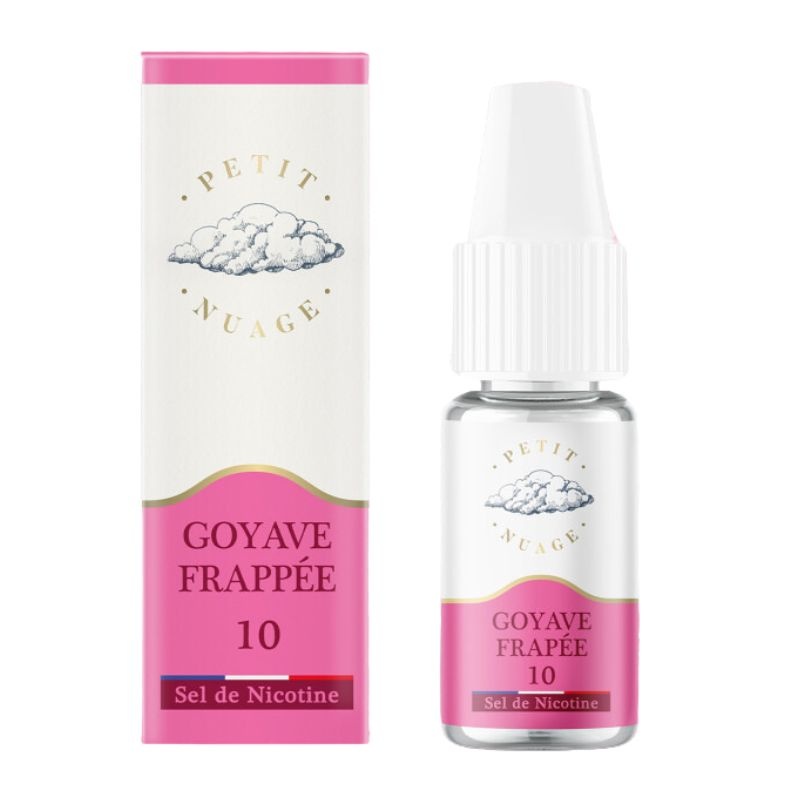 Fiole e-liquide Goyave Frappée Nic Salts Petit Nuage 10ml