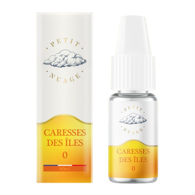 Fiole e-liquide Caresses des îles Petit Nuage 10ml