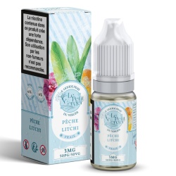 Fiole e-liquide Pêche Litchi Frais Le Petit Verger Savourea 10ml