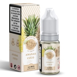 Fiole e-liquide Ananas Coco Nic Salts Le Petit Verger 10ml