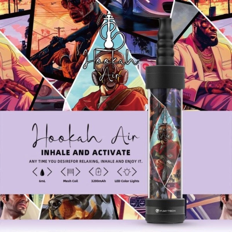 E-Chicha Hookah Air GTA 80W Design Grand Theft Auto V Edition Limitée