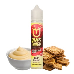 Flacon e-liquide Bisk'Cream Delicious Unik Juice 50ml