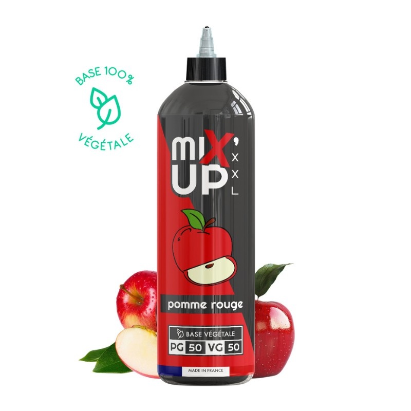 Bouteille e-liquide Pomme Rouge MIX’UP XXL en format 1L