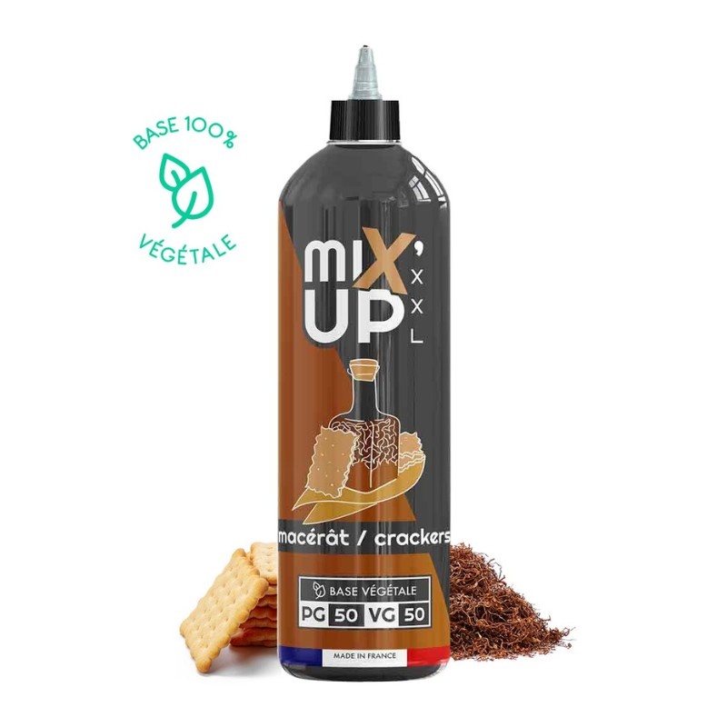 Bouteille e-liquide Macérât Crackers MIX’UP XXL en format 1L