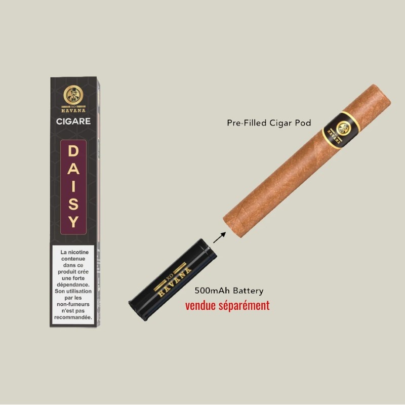 E-cigare Daisy XO Havana – Cigare et Myrtille | Cigare électronique