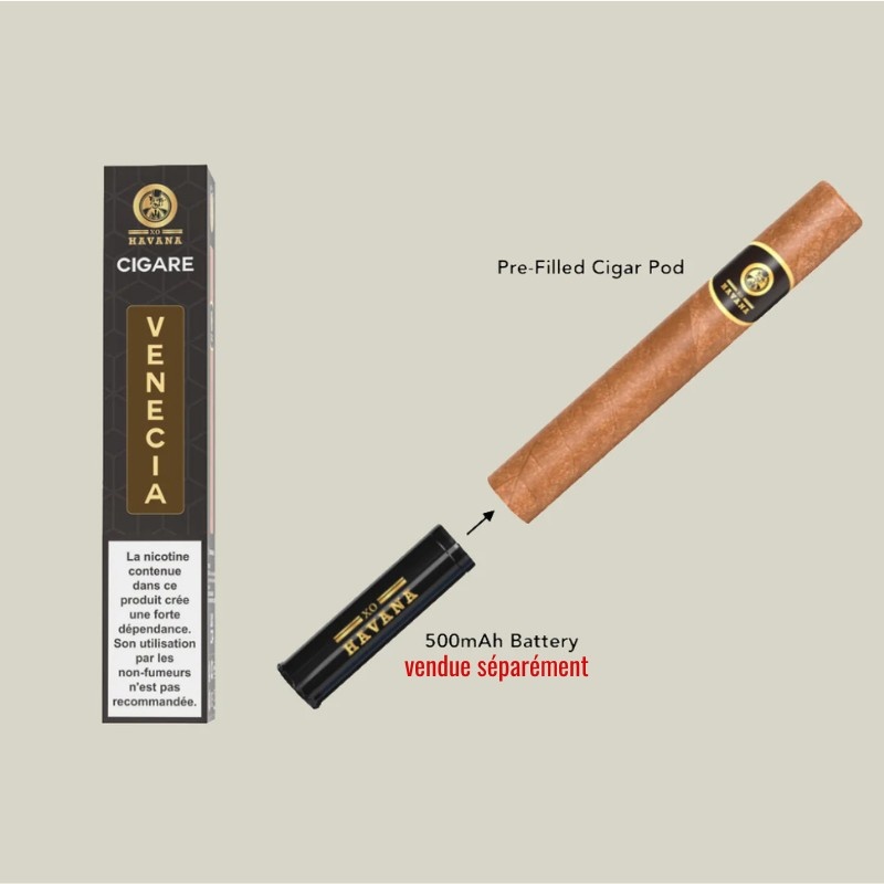 E-cigare Venecia XO Havana – Cigare et Café | Cigare électronique