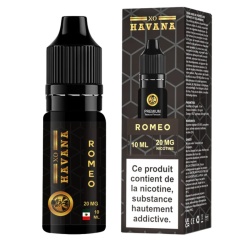 Fiole e-liquide Romeo Nic Salt XO Havana 10ml