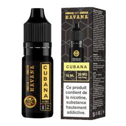 Fiole e-liquide Cubana Nic Salt XO Havana 10ml