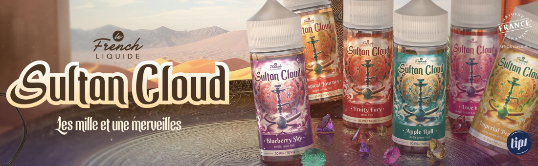 Nouveau ! E-liquide Sultan Cloud Le French Liquide