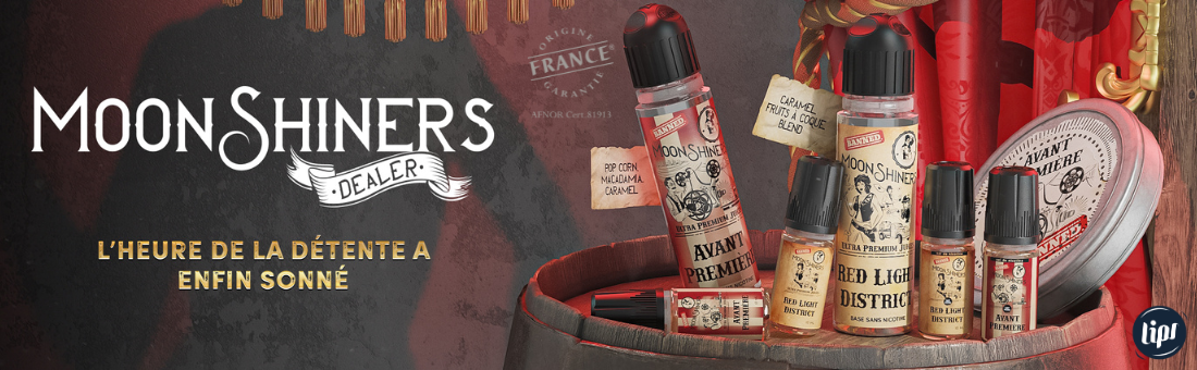 Nouveau : E-liquide Moonshiners